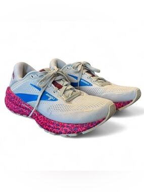 Brooks Adrenaline GTS 22 White Brilliant Leopard 8.5